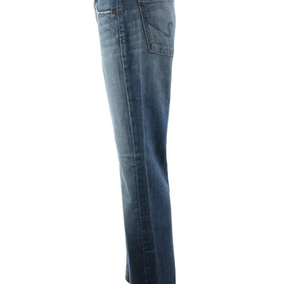 CITIZENS OF HUMANITY Ingrid Medium Wash Low Waist - Picture 2 of 4